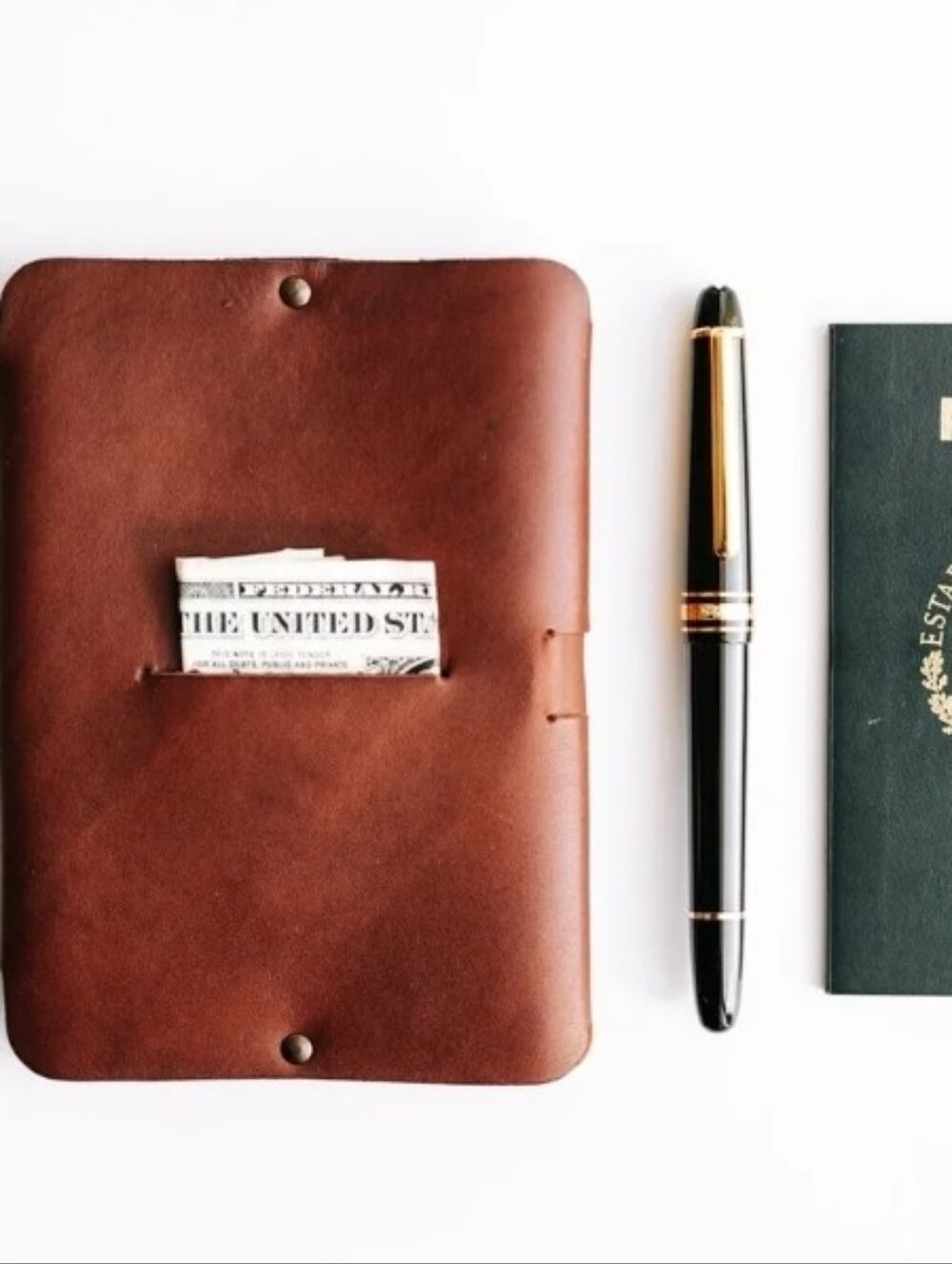 Passport Holder Genuine Mexican Soft Leather Bespoke Wallet NEW One-of-a-Find